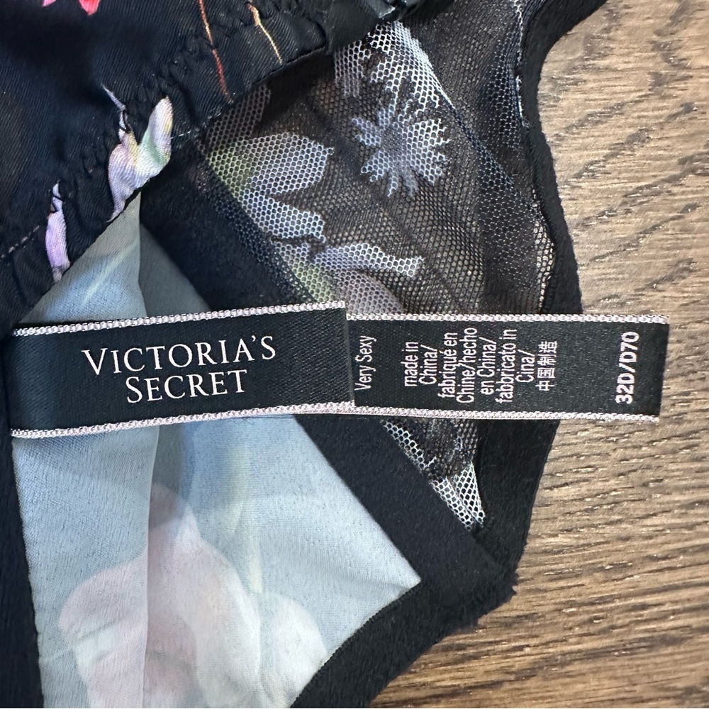 Victoria’s Secret Women’s Very Sexy Corset Top Dark Floral 32D - Picture 6 of 7